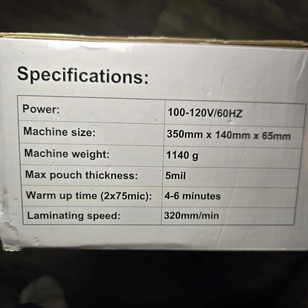 Laminator, a4 Laminator Machine. New‎ Unopened